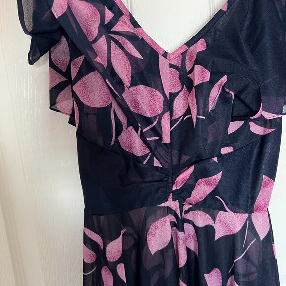 Sheer Jody T of California Vintage Floral Dress - Picture 4 of 8
